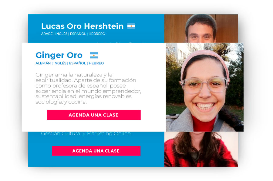 SeleccionÁ tu profesor